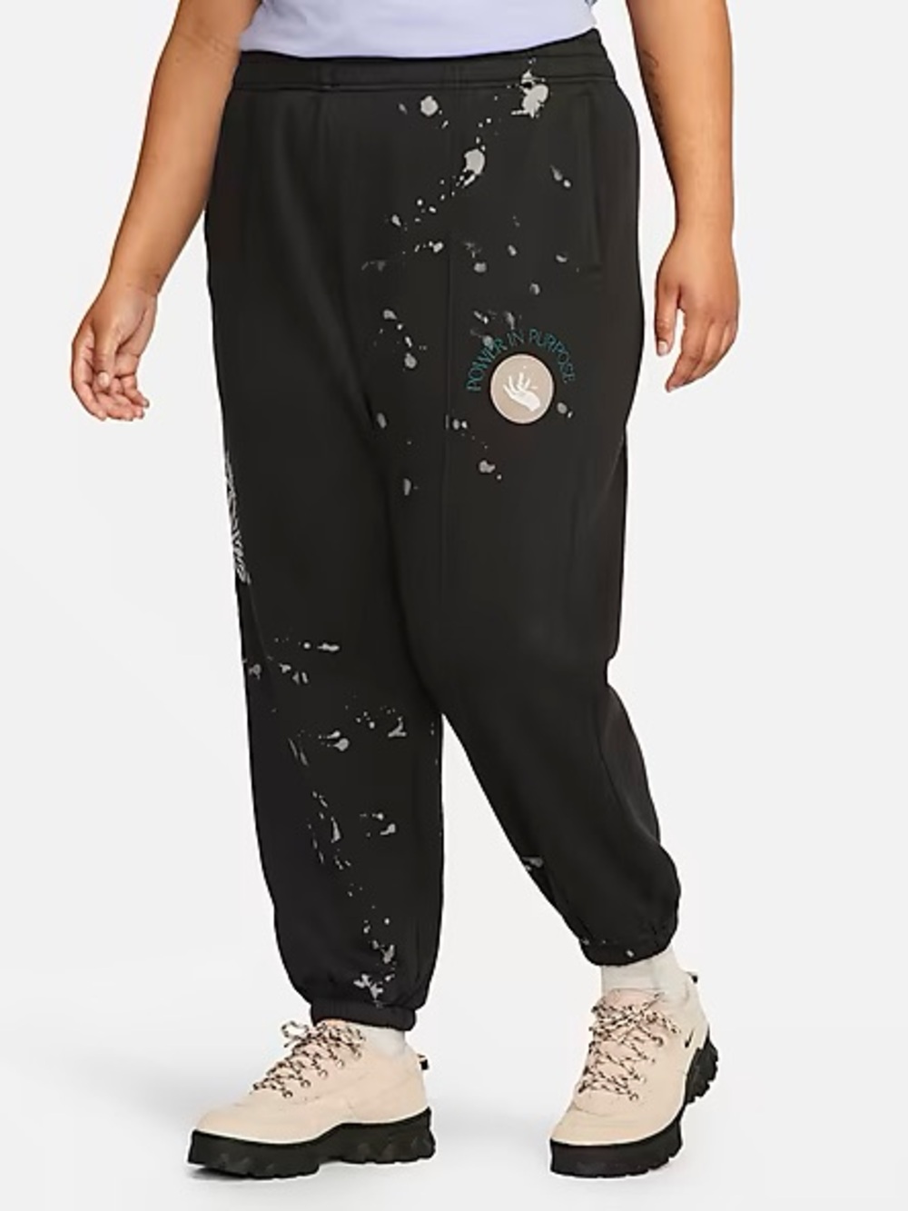 Nike Artist Series Power in Purpose Fleece Jogger Sweatpants Black Size 2X